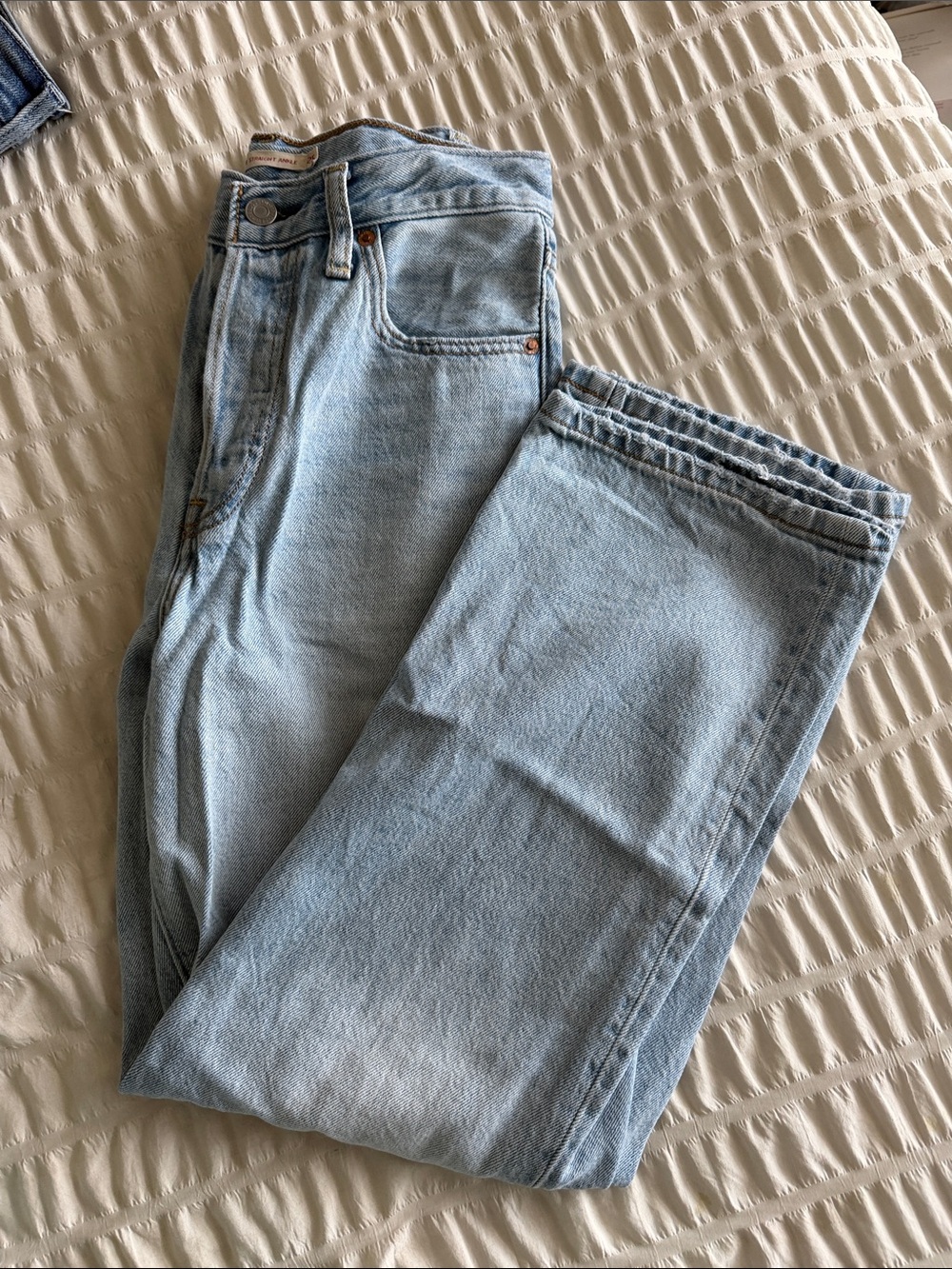 Levi's Pale Blue Relaxed Fit Jeans